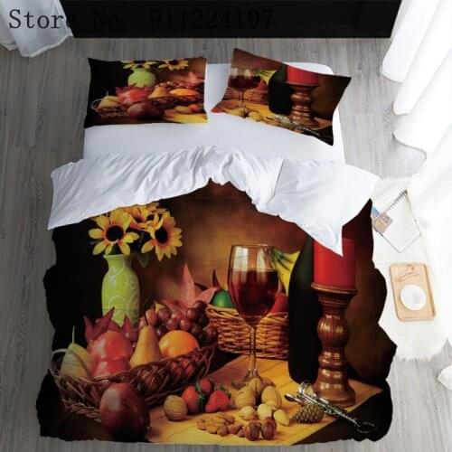 Luxury Fashion Modern Oil Painting Duvet Cover Comforter 3PCS Bedding Set Single Double Queen King Size Kids Adult Teen Bed Gift