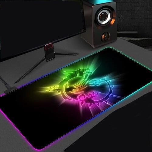 Rgb Mouse Pad Computer Pad Huge Mouse Pad Table Mat MSI Dragon Rubber Pad Keyboard Pad Gamer Mouse Pad Gaming Accessories