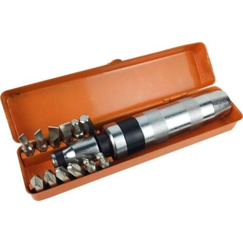 1Set Impact Screwdriver Set Heavy Duty Shock Screw Driver Chisel Bit Industrial Grade Multifunctional Screw Extracto