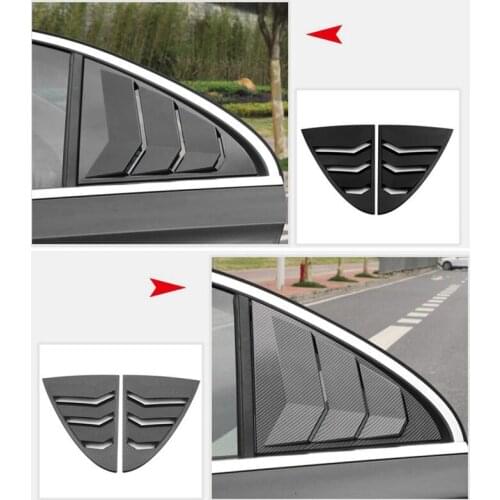 Car Rear Window Louver Shutter Cover Trim for Benz a Class W177 2019-2021 Window Louver Side Vent Trim