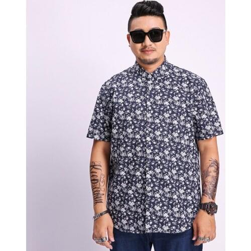 2020 New Arrival Cotton Short-sleeve Plaid Shirt Male Super Large Fashion High Quality Summer Plus Size S - 4xl 5xl 6xl 7xl 8xl