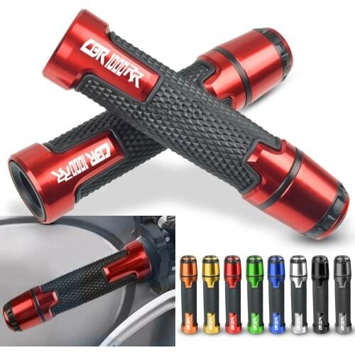 For Honda CBR1000RR/FIREBLADE/SP 2004-2018 CBR 1000 RR Motorcycle 7/8"22mm Handlebar Grips With Ends Handle Caps Hand Bar Plugs