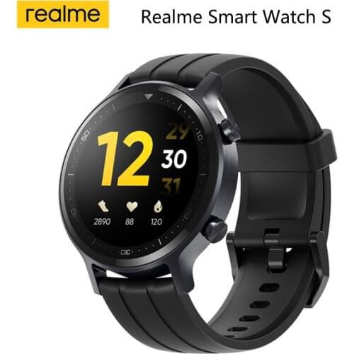 Realme Smart Watch S Bluetooth 5.0 15 Days Battery Life Fitness Tracker IP68 Water Proof Real-time Heart Rate Smartwatch