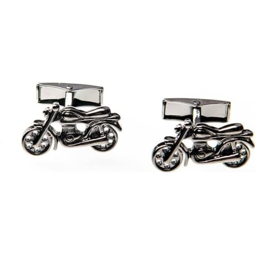 Fashion Motorcycle Cufflinks Novelty Copper Sport Bike Design Cuff Button Mens Jewelry For Party Bestman Birthday Gifts