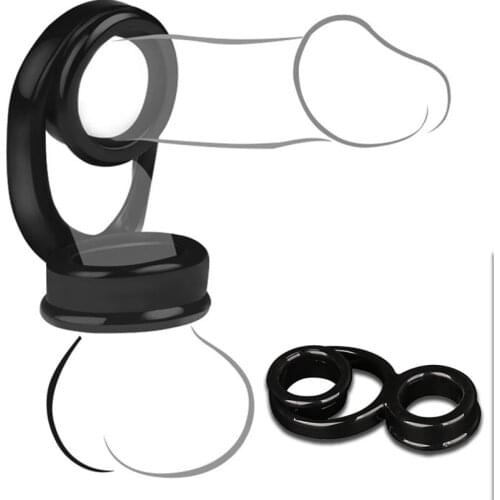 Strapon Anillo Lock No Vibrator Cock Delay Ring Penis Anel Adult Toy Pene Rings For Men Male Bague Homme Ball Stretcher Sex Shop