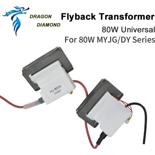 DRAGON DIAMOND CO2 Laser High Voltage Flyback Transformer For Laser Engraver 80W Power Supply