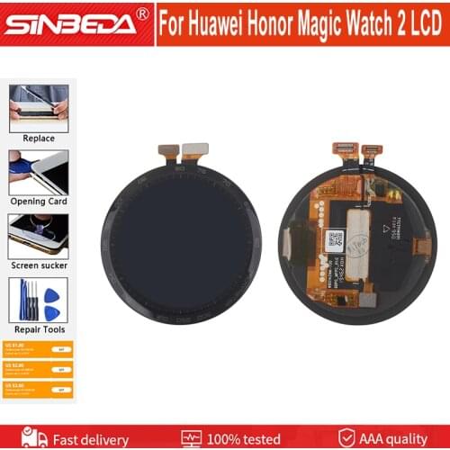 1.39" Original For Huawei Honor Magic Watch 2 H012-2669V3 LCD Touch Screen Panel Digitizer For Honor Magic Watch2 46MM Display