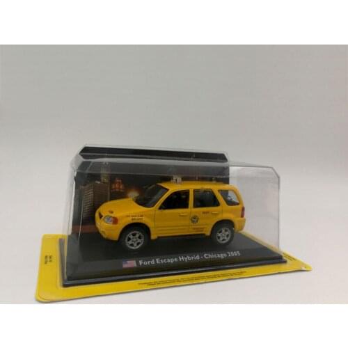 1:43 American Ford Hybeid-Chicago Chicago Taxi 2005 Diecast Model Car Collection Display Boy Toy Gift Limited