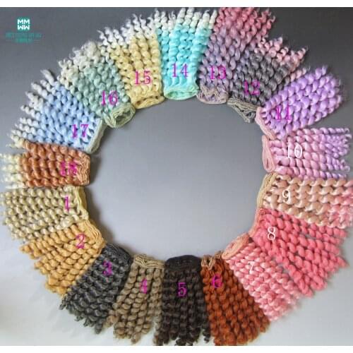 1pcs 15cm*100CM curls wig/hair for doll 1/3 1/4 SD/BJD diy Accessories for dolls Things for dolls