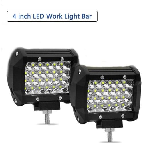 2x 200W Led Car Light Bar Worklight Lamp Spotlight Fog Canbus SUV Spot Combo Offroad Tractor External Bulbs Truck Work Light LED