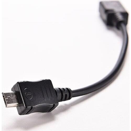 500PCS/LOT Micro USB male to Mini USB female Data Sync Charge Adapter Connector Cable