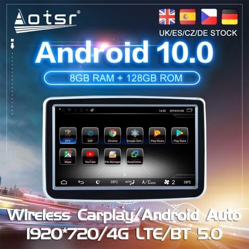 Android 10 For Mercedes-Benz A B CLA GLA G Car DVD GPS Navigation Carplay Auto Radio Stereo Multimedia Player Touch Screen 2Din