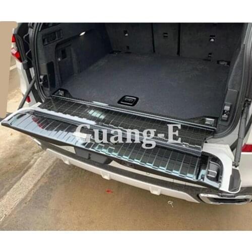 Car body inner built rear bumper trunk trim plate lamp frame threshold pedal parts 1pcs For BMW X5 xDrive G05 2019 2020