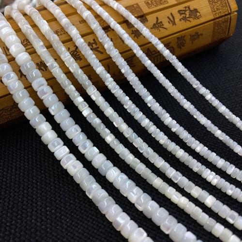 Shell Beads White Pearl Horseshoe Snail Wheels Charm Jewelry Making Supplies Ladies Necklace DIY Accessories Jewelry Wholesale
