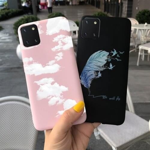 For Samsung Galaxy Note10 Lite SM-N770F Case Literary Fashion Silicone Soft TPU Bumper Cover For Samsung Note 10 Lite Global