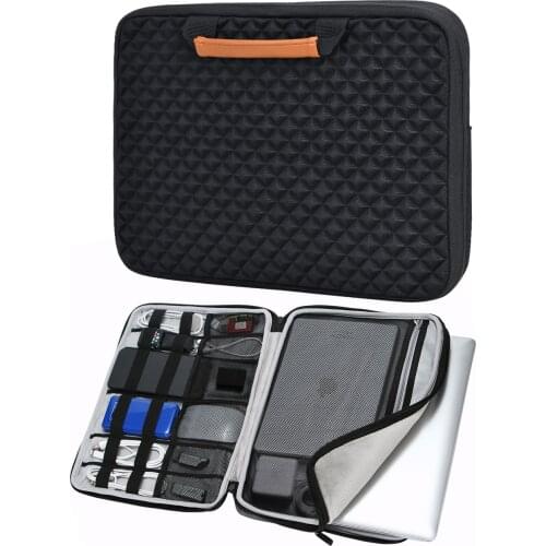 ICozzier Laptop portable Bag Sleeve Notebook Case for Dell HP Asus Lenovo Macbook 13 14 15 15.6 inch Cover for Retina Pro 15.6