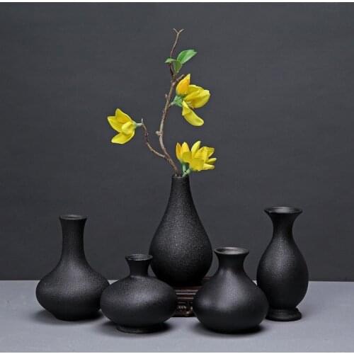 Flower Vase Ornaments Tabletop Decoration Ceramic Vases with Flower Arrangement Nordic Decor Floral Vaas Maison Moderne Salon