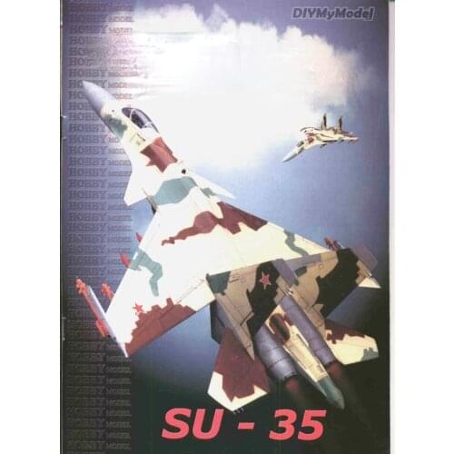 DIYMyModeI Su35 super flanker single seat twin engine fighter DIY Handcraft Paper Model KIT Handmade Toy Puzzles Gift Movie prop