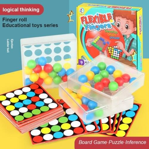 Flexible Finger Board Finger Rolling Ball Palm Treasure Parent-child Interactive Battle Table Game Leisure Educational Toys