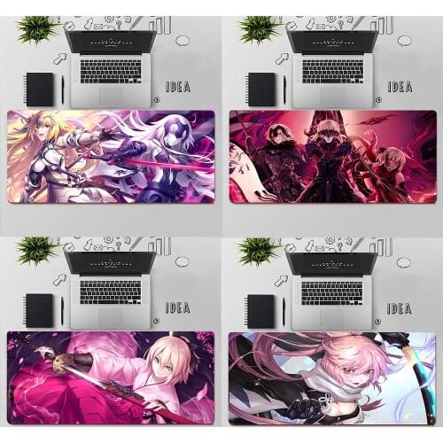 Gaming Mouse Pad Large Mouse Pad PC Gamer Computer Mouse Mat Fate Grand Order Big Mousepad Keyboard Desk Mat XXL Mause Pad