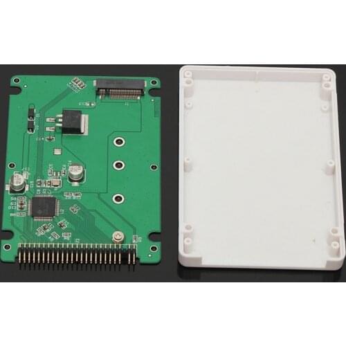 M.2 NGFF SATA Based B Key SSD to 2.5" IDE 44pin Converter Adapter with Case