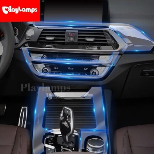 Sticker For BMW X1 X3 TPU Interior Sticker Transparent Protective Film sticker and decals