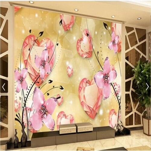 Beibehang Papel de parede loving gem warm lines wallpaper parquet parede 3d TV contracted large mural wall papers home decor