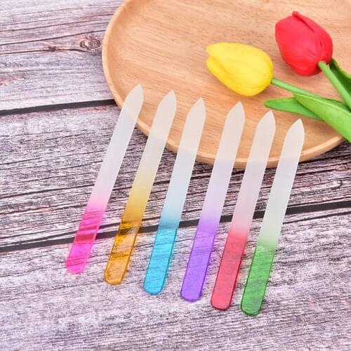 Nail Files Crystal Glass File Buffer Manicure Nail Art Polishing Sanding File