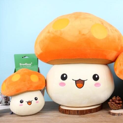 15/30cm Anime Official MapleStory Mushroom Plush Toys Cute Stuffed Dolls For Kid Gift