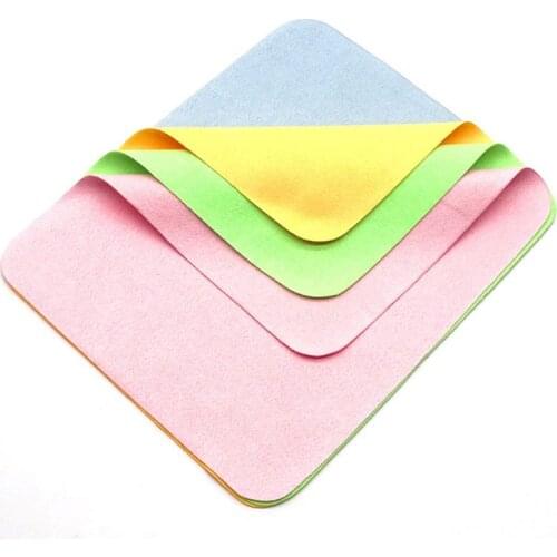 4pcs Lens Clothes Eyeglasses Cleaning Cloth Microfiber Phone Screen Cleaner Sunglasses Camera Duster Wipes Eyewear Accessories