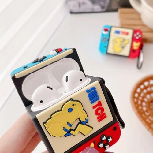 Anime Pets Game Console Silicone Case for Airpods 1 2 Cartoon Cute Case for Airpods Pro Wireless Earphone Cover Charging Box