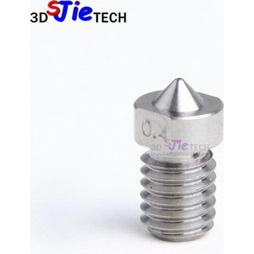 V6 Titanium alloy nozzle 1.75mm 0.3/0.4/0.6/0.8/1.0mm V5 hardened nozzle high temperature nozzle for Prusa Titan extruder