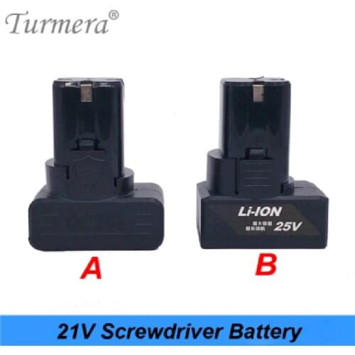 Turmera 25v 6s 18650 Pack Drill Battery Screwdriver Battery Electric Cordless Screwdriver Charger Battery for Power Tool