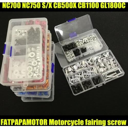 Universal Motorcycle Fairing Bolts Screw Moto Spring Bolts For HONDA NC700 NC750 S X CB500X CB1100 GL1800C