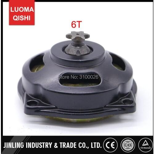 6T T8F Sprocket Clutch Drum Gear Fit For 47cc 49cc 2 stroke Kids Gasoline Petrol Mini ATV Pocket Bike Buggy Quad Go kart Parts