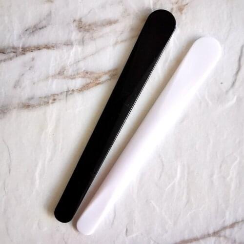 10pcs Facial Mask Mixing Stick Spatulas Cosmetic Cream Spoon Disposable Curved Scoop Makeup Face Beauty Cosmetic Tools