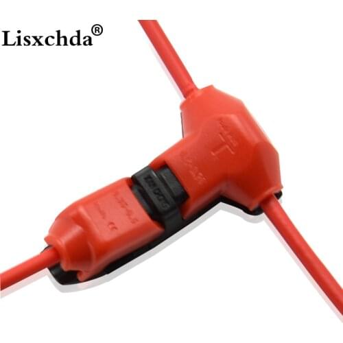 10pcs Scotch Lock no welding no screws Quick Connector cable clamp Terminal Block Car Audio 24-18AWG AC/DC 300V 10A Wire Set