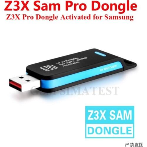 100 % Original Z3X Sam Pro Dongle Flash reading/writing/Reads network code/IMEI repair