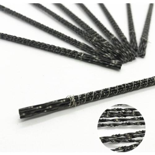 12pcs 130mm Scroll Saw Blades Jig Saw Blades Spiral Teeth 1#-8# Kinds Wood Saw Blades For Carving