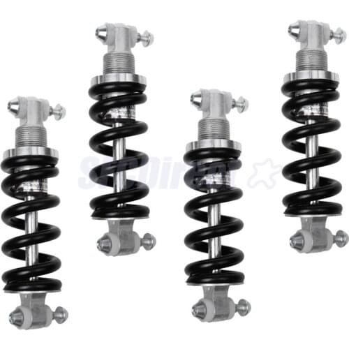 4Pcs 150mm Mountain Bike Rear Spring Suspension Shock Absorber Metal Bicycle Shock Absorbers