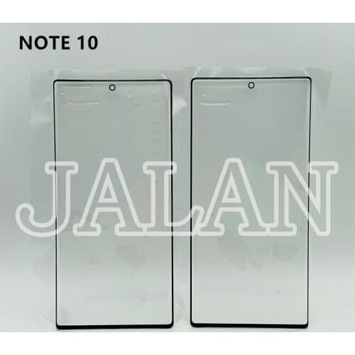 5pcs Front Glass For Note 10 LCDTouch Screen Panel Copy Glass Outer Glass Replacement For Digitizer Display Repair Renove Copy