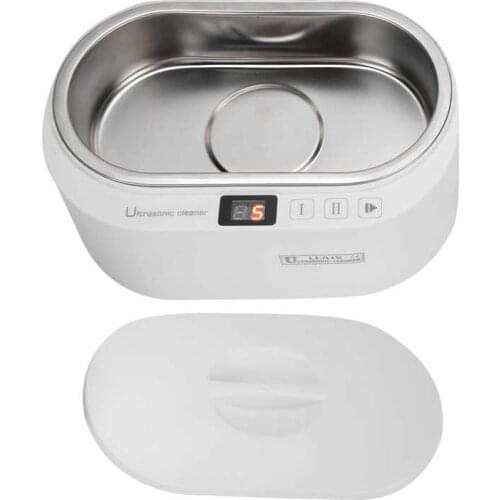 600ml Touch Control Ultrasonic Cleaner Digital Timming Dentures Toothbrush Cleaning Machine Jewelry Glasses Ultrasound Washer