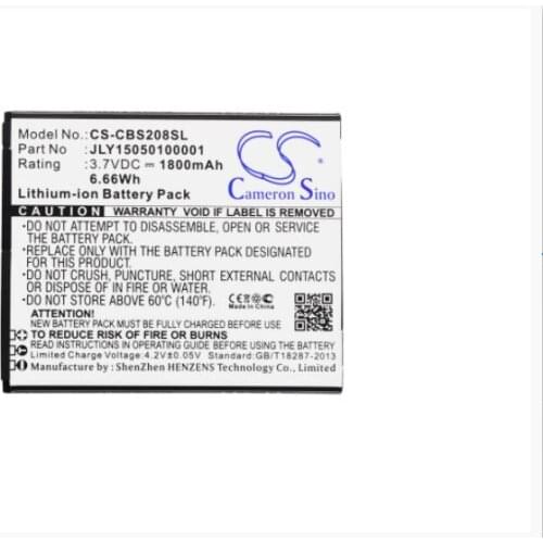 Cameron Sino 1800mAh battery for ALTA CALIDAD B10 JLY15050100001 for CUBOT S208 S208A JLY15050100001