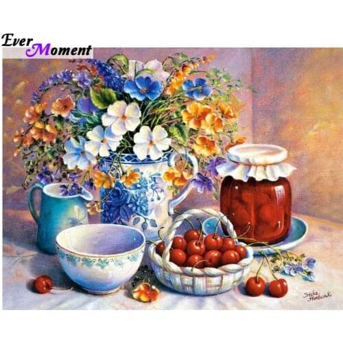 5D Diy diamond embroidery fruit diamond painting cross stitch flowers crystals full rhinestone diamond mosaic kit hobby ASF585