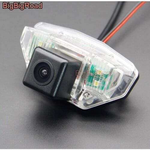 BigBigRoad Car Rear View CCD Camera For Honda CRV CR-V 2007-2011 / Odyssey 2009 -2013 Crosstour FR-V HR-V Insight Jazz New Fit