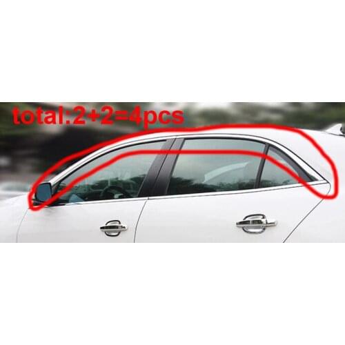 For Chevrolet malibu 2012-2018 window bright stainless steel trim