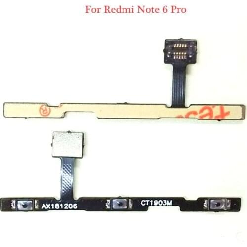 Power & Volume Side Buttons Key Flex Cable For Xiaomi Redmi Note 6 pro Note6 pro