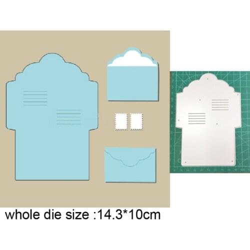 Metal cutting dies cut die mold envelope frame decoration Scrapbooking dies paper craft knife mould blade punch stencils dies