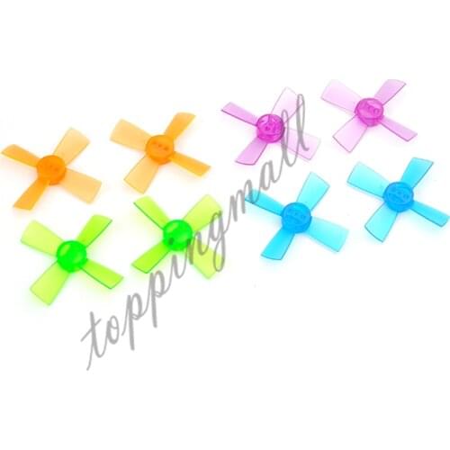 2pairs 1.5" X 3.5 Inch Mini Propellers 1535 Props PC 4 Blade Propeller for 1102 1103 1104 11xx Motors Through FPV Quadcopter