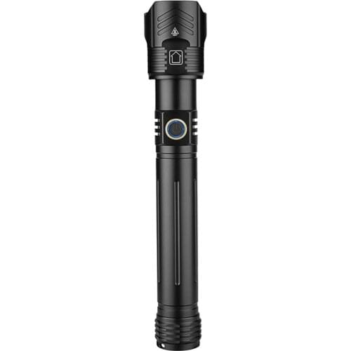 XHP160 Powerful LED Flashlight USB Recharge Zoom Torch IPX6 Waterproof Flash Lamp Light By 26650/18650